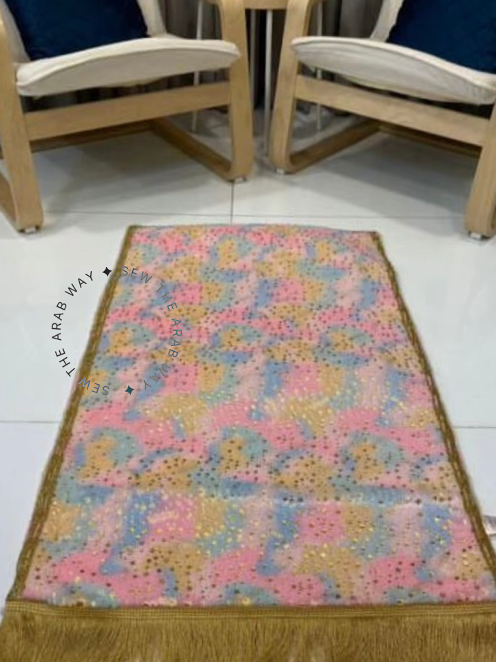 Luxury Cushion Prayer Mat Multi color