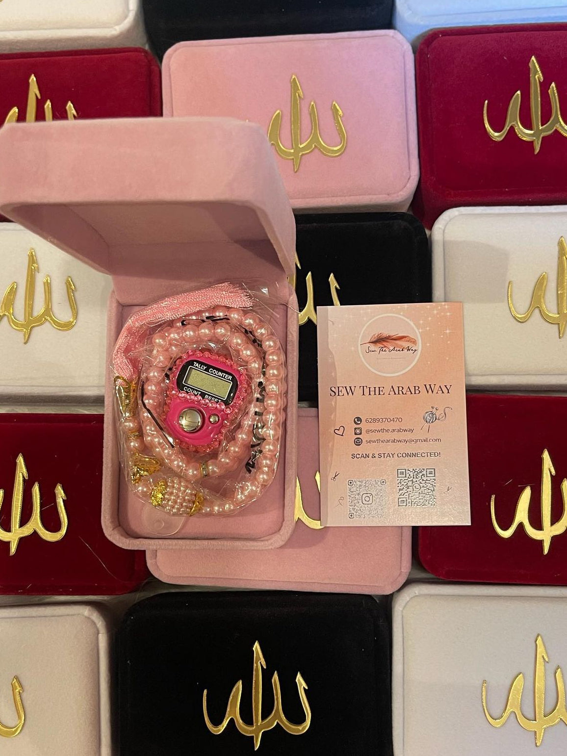 Velvet Tasbih Box