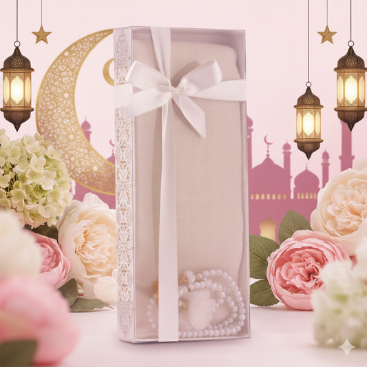 Turkish Souvenir Shawl & Prayer Beads Set