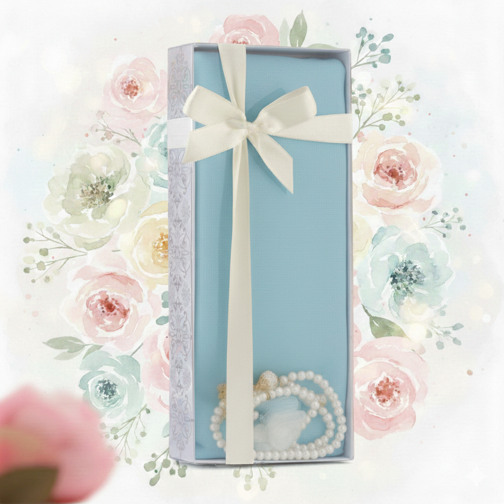 Turkish Souvenir Shawl & Prayer Beads Set