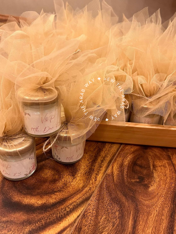 Mini Scented Candles Jar Return Favor